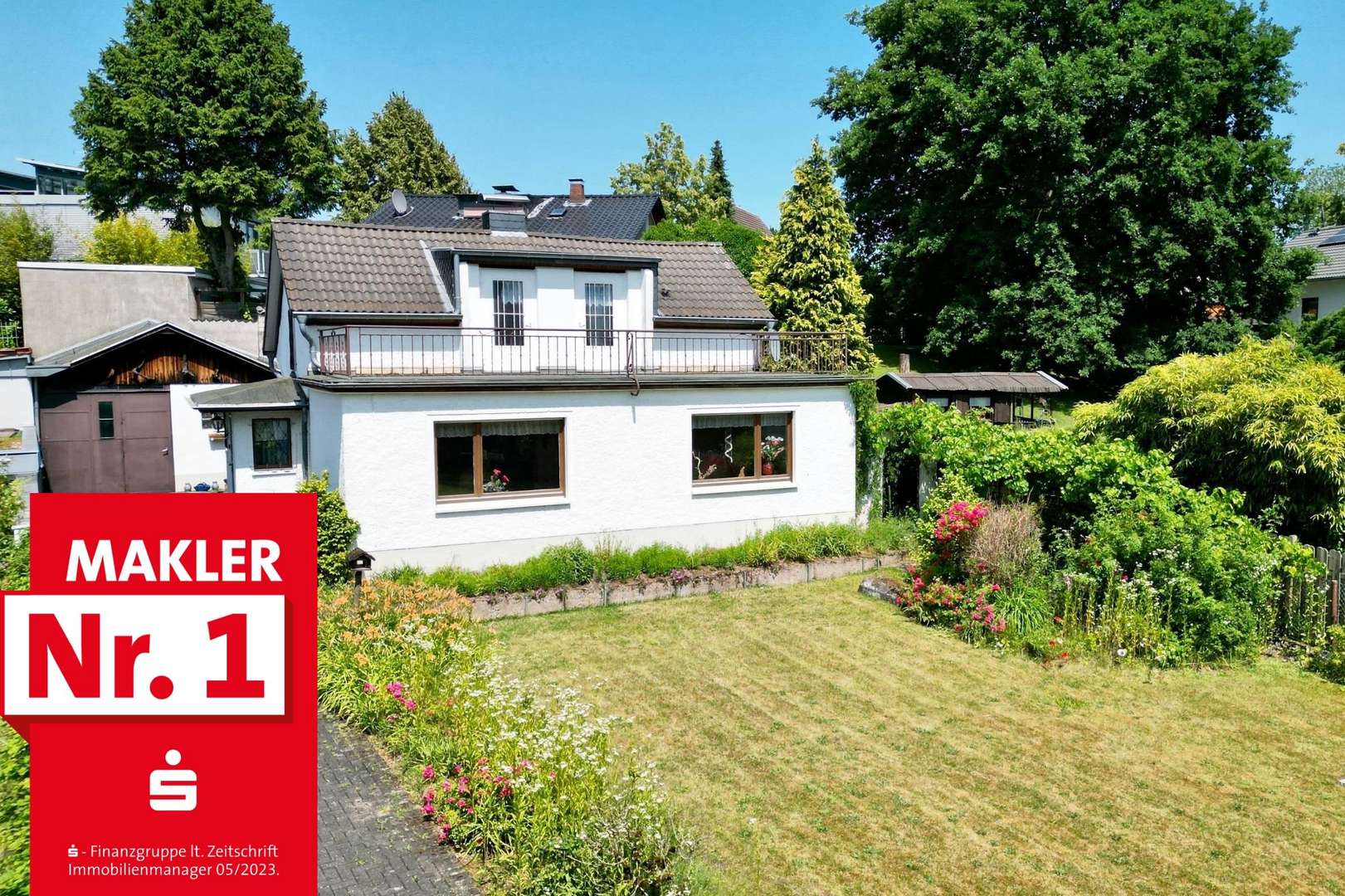Außenansicht Außenansicht - Einfamilienhaus in 51467 Bergisch Gladbach mit 109m² kaufen