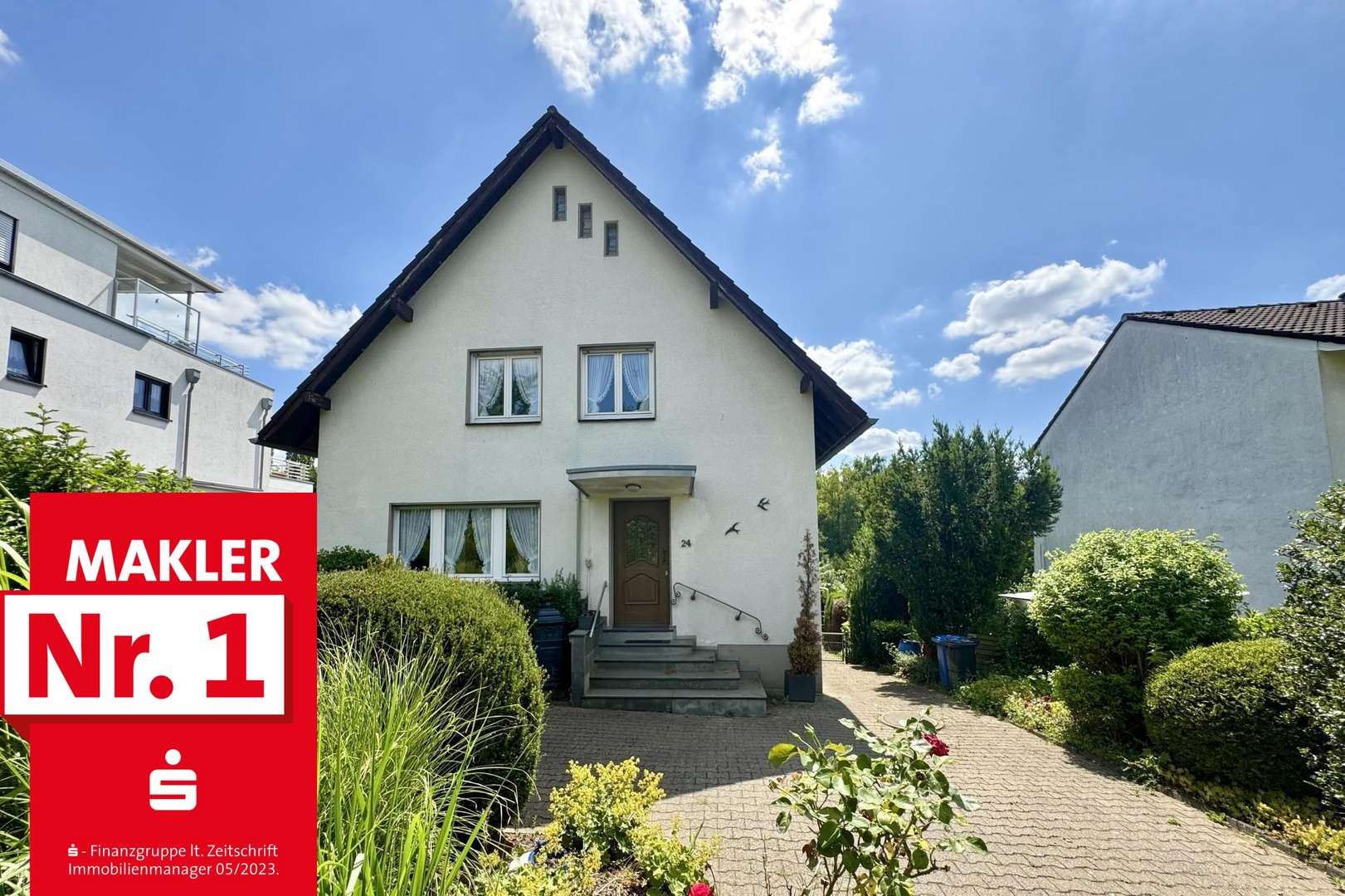 Außenansicht Außenansicht - Einfamilienhaus in 51381 Leverkusen mit 113m² kaufen