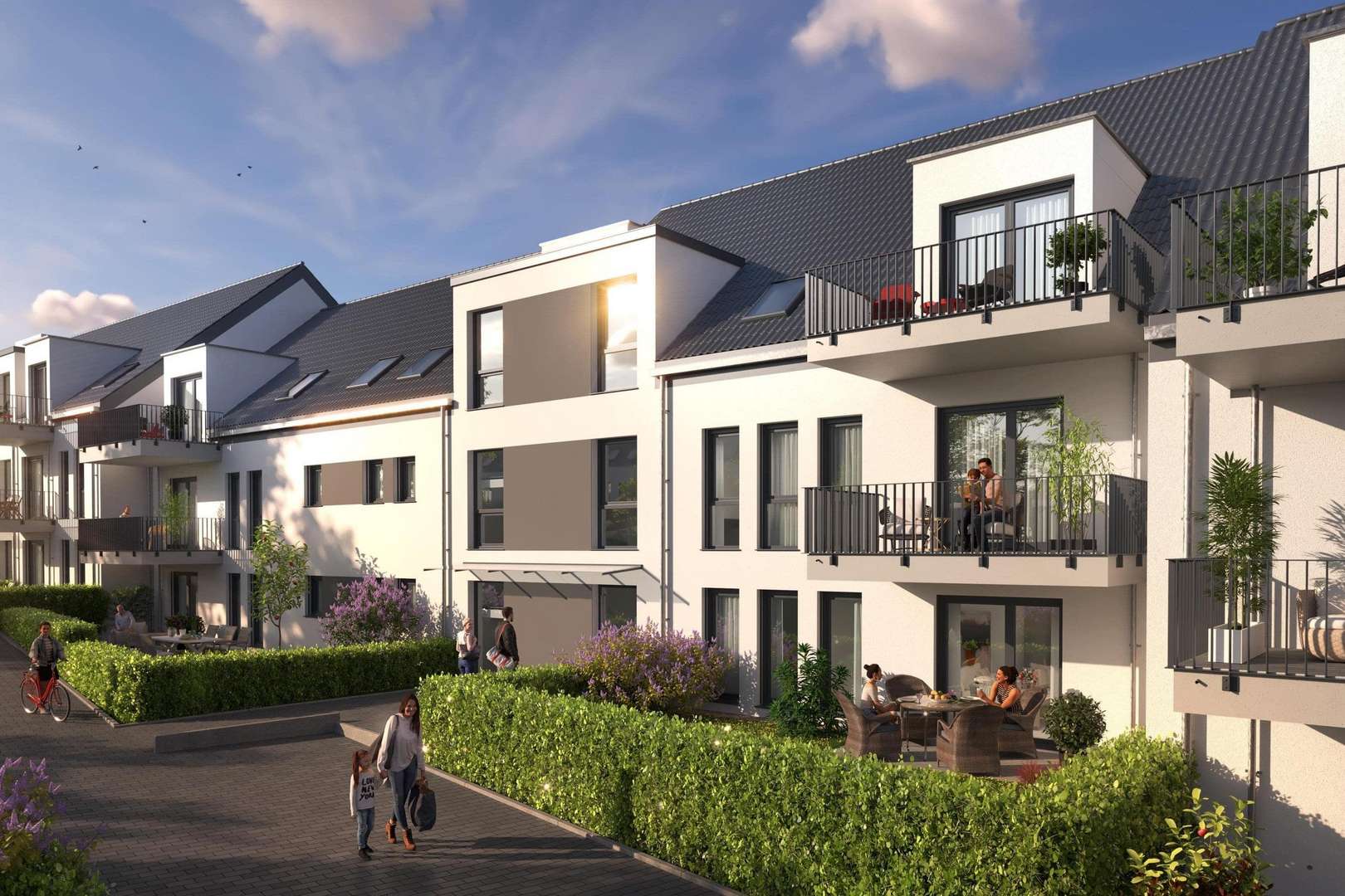 Außenansicht - Erdgeschosswohnung in 51375 Leverkusen mit 89m² kaufen
