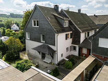 Luftansicht - Zweifamilienhaus in 51674 Wiehl mit 312m² kaufen