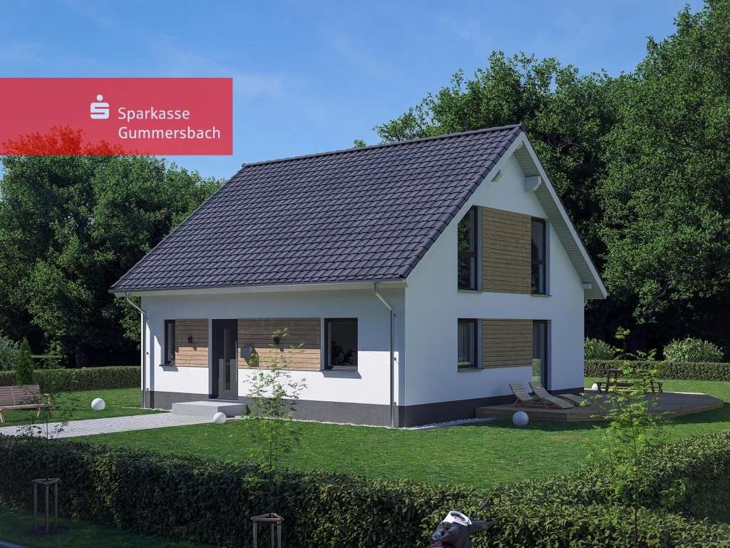 Visualisierung Einfamilienhaus - Einfamilienhaus in 51580 Reichshof mit 113m² günstig kaufen