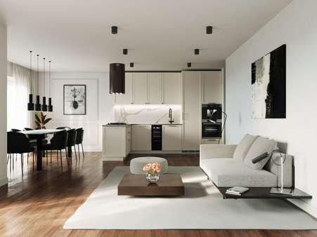 Wohnzimmer 1 - Etagenwohnung in 52072 Aachen mit 44m² kaufen