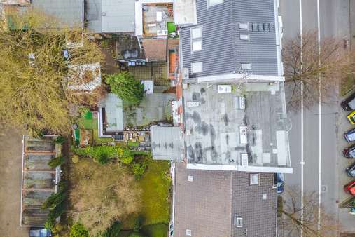 Luftbild und Ansicht der Dächer - Wohn- / Geschäftshaus in 52074 Aachen mit 333m² als Kapitalanlage kaufen