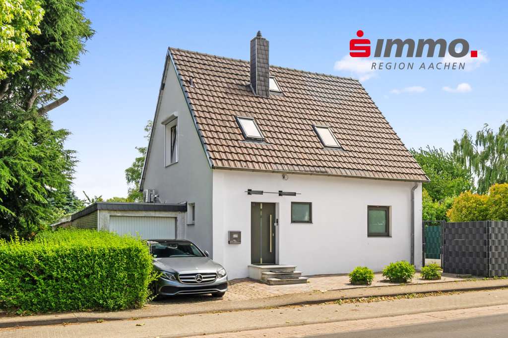 Titelbild mit Logo - Haus in 52477 Alsdorf mit 121m² kaufen