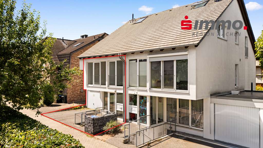 Titelbild mit Logo - Penthouse-Wohnung in 52146 Würselen mit 130m² kaufen