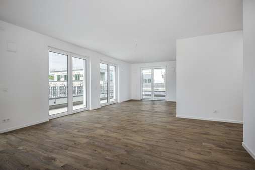 Wohnzimmer - Etagenwohnung in 52072 Aachen mit 79m² kaufen