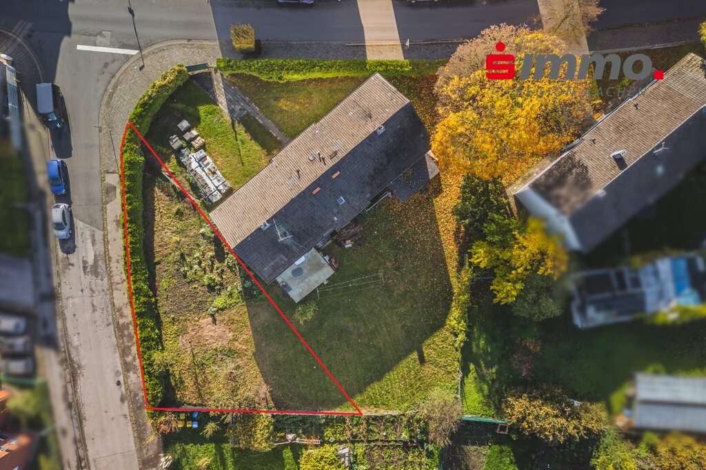 Draufsicht_ mit Grenze - Grundstück in 52477 Alsdorf mit 460m² kaufen