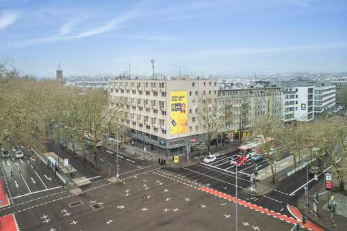 Drohnenansicht Drohnenansicht - Wohn- / Geschäftshaus in 52062 Aachen mit 2410m² als Kapitalanlage kaufen