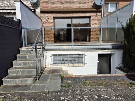 Terrasse - Reihenmittelhaus in 52388 Nörvenich-Eschweiler über Feld mit 80m² kaufen