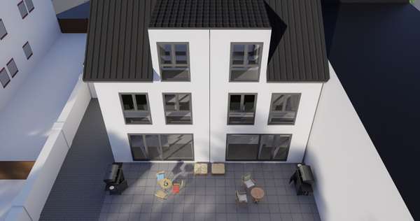 Terrasse - Doppelhaushälfte in 52399 Merzenich-Girbelsrath mit 155m² günstig kaufen