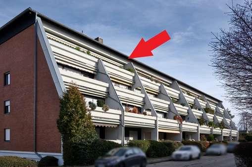 Terrassenseite - Etagenwohnung in 52355 Düren mit 120m² günstig kaufen