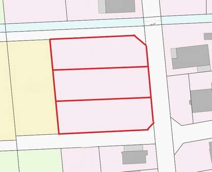 Lageplan - Grundstück in 52391 Vettweiß-Ginnick mit 674m² kaufen
