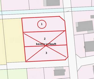 Lageplan Lageplan - Grundstück in 52391 Vettweiß-Ginnick mit 674m² kaufen