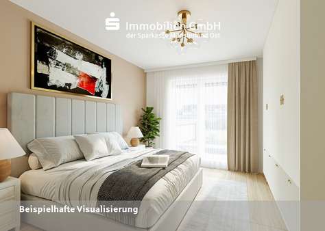 Schlafzimmer - Penthouse-Wohnung in 59269 Beckum mit 96m² kaufen