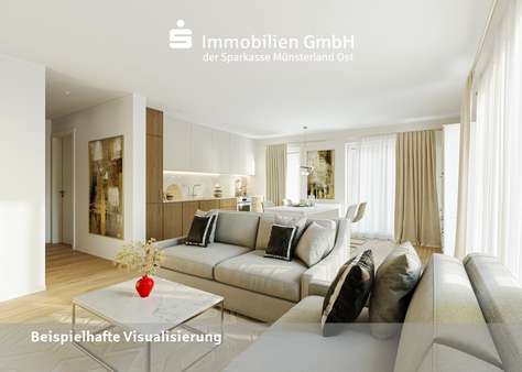 Wohn-/ Esszimmer - Penthouse-Wohnung in 59269 Beckum mit 96m² kaufen