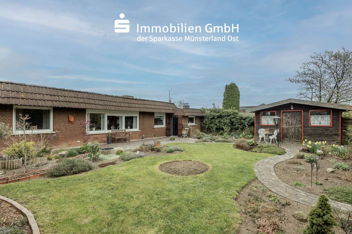Rückansicht - Bungalow in 59320 Ennigerloh mit 110m² kaufen