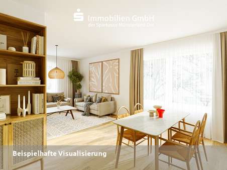 Wohn- und Esszimmer im Erdgeschoss - Einfamilienhaus in 59227 Ahlen / Vorhelm mit 125m² kaufen