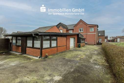 Rückansicht - Doppelhaushälfte in 59320 Ennigerloh mit 123m² kaufen