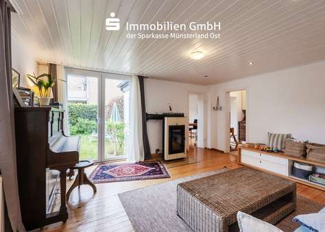 Wohnzimmer - Bungalow in 48149 Münster mit 78m² kaufen