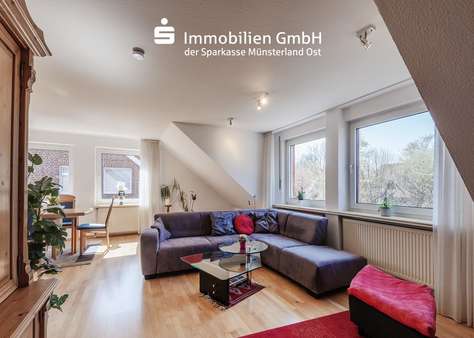 Wohn- und Essbereich - Maisonette-Wohnung in 48165 Münster mit 76m² kaufen