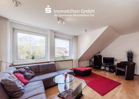 Wohn- und Essbereich - Maisonette-Wohnung in 48165 Münster mit 76m² kaufen