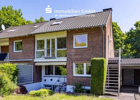 Rückansicht - Doppelhaushälfte in 48157 Münster mit 195m² kaufen