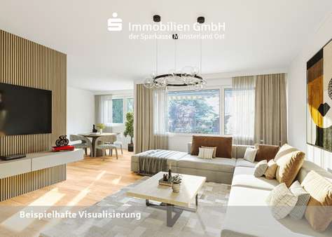 Wohn-/ Esszimmer im Erdgeschoss - Doppelhaushälfte in 48157 Münster mit 195m² kaufen