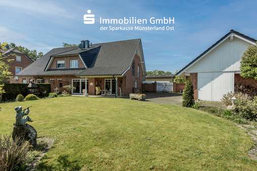 Rückansicht - Doppelhaushälfte in 48231 Warendorf-Milte mit 123m² kaufen