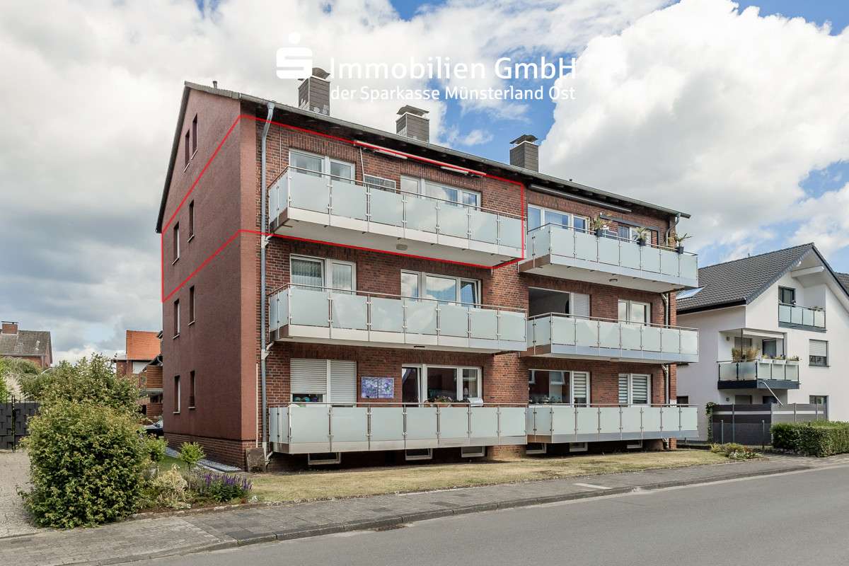 Vorderansicht - Etagenwohnung in 59302 Oelde mit 85m² kaufen