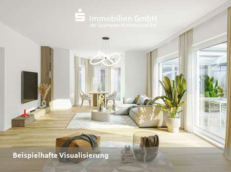 Wohn- und Esszimmer - Einfamilienhaus in 59227 Ahlen mit 117m² kaufen
