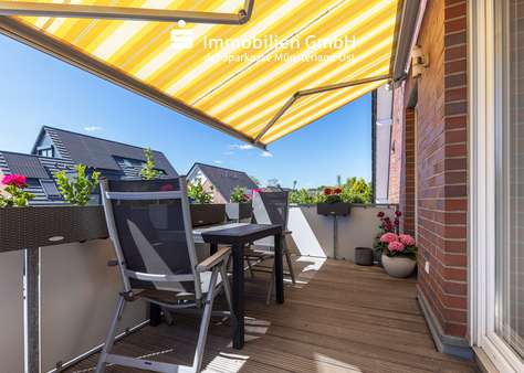 Balkon Balkon - Maisonette-Wohnung in 48151 Münster mit 114m² kaufen