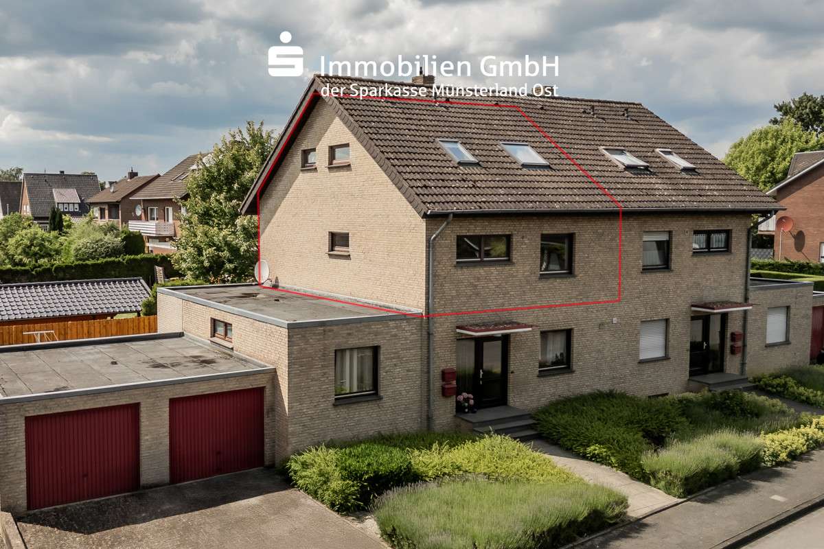 Vogelperspektive Vogelperspektive - Maisonette-Wohnung in 59329 Wadersloh mit 88m² kaufen