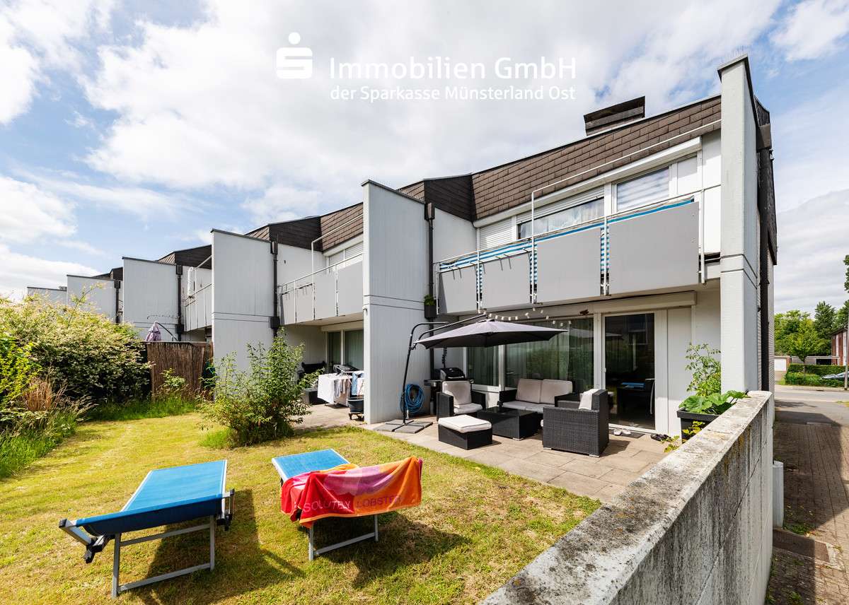 Rückansicht Rückansicht - Erdgeschosswohnung in 48159 Münster mit 62m² kaufen
