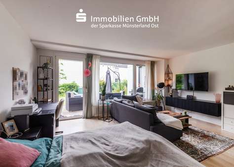 Wohn- und Schlafbereich Wohn- und Schlafbereich - Erdgeschosswohnung in 48159 Münster mit 62m² kaufen