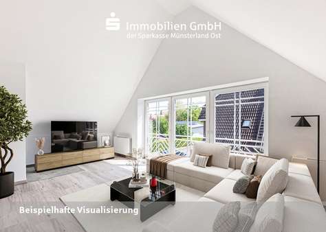 Wohnzimmer Wohnzimmer - Maisonette-Wohnung in 48167 Münster mit 96m² kaufen