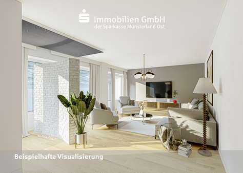 Wohnzimmer Wohnzimmer - Bungalow in 48157 Münster mit 107m² kaufen