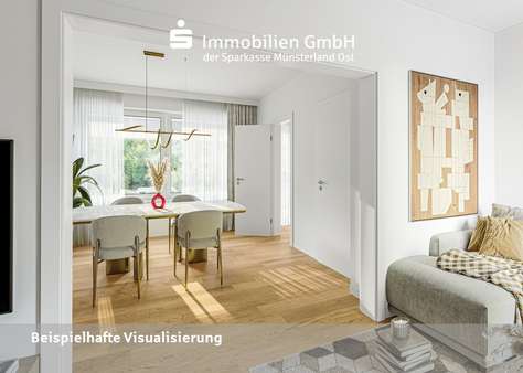 Esszimmer im Erdgeschoss - Zweifamilienhaus in 59302 Oelde mit 149m² kaufen