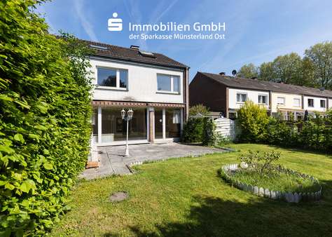 Rückansicht Rückansicht - Reihenendhaus in 48157 Münster mit 140m² kaufen