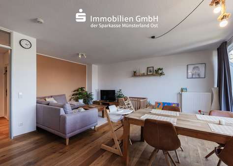 Wohn- und Essbereich Wohn- und Essbereich - Maisonette-Wohnung in 48145 Münster mit 97m² kaufen