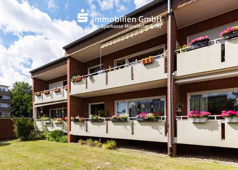 Rückansicht Rückansicht - Erdgeschosswohnung in 48159 Münster mit 57m² kaufen