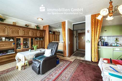 Wohn- und Schlafbereich Wohn- und Schlafbereich - Etagenwohnung in 48151 Münster mit 45m² kaufen