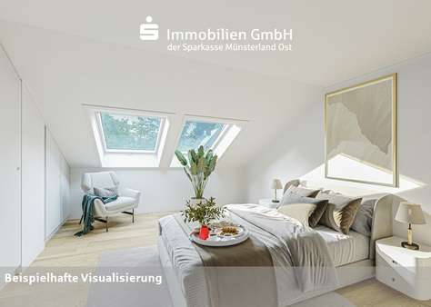 Schlafzimmer Schlafzimmer - Doppelhaushälfte in 48159 Münster mit 91m² kaufen