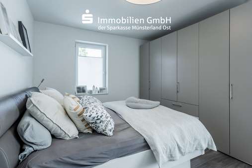 Schlafzimmer - Erdgeschosswohnung in 48336 Sassenberg mit 89m² kaufen