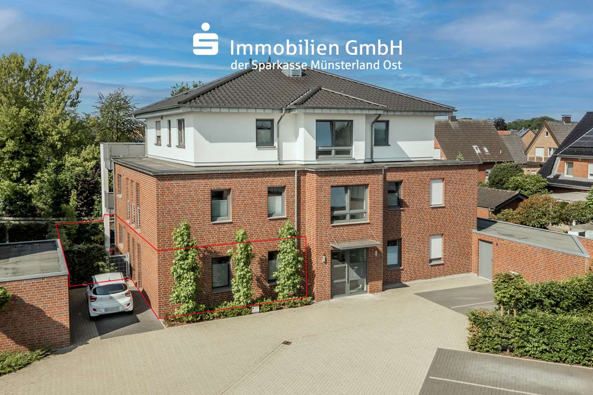 Vogelperspektive - Erdgeschosswohnung in 48336 Sassenberg mit 89m² kaufen