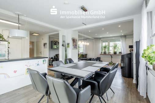 Wohn- und Essbereich Wohn- und Essbereich - Etagenwohnung in 59227 Ahlen mit 112m² kaufen