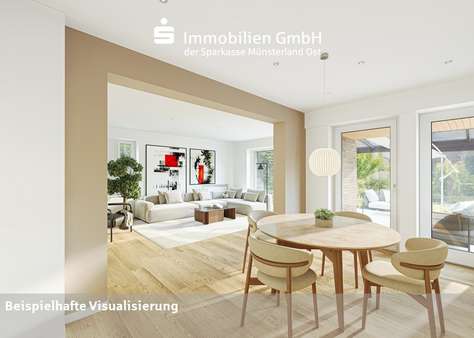 Wohn-/Essbereich Wohn-/Essbereich - Doppelhaushälfte in 48231 Warendorf mit 118m² kaufen