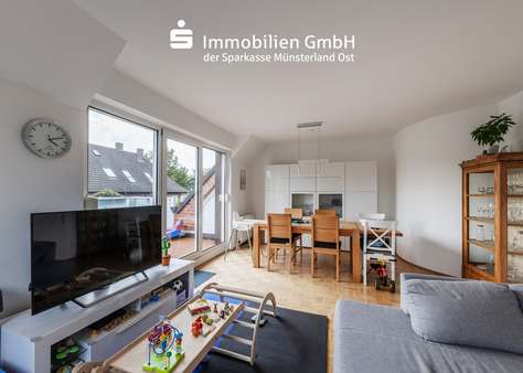 Wohnzimmer Wohnzimmer - Maisonette-Wohnung in 48149 Münster mit 98m² kaufen