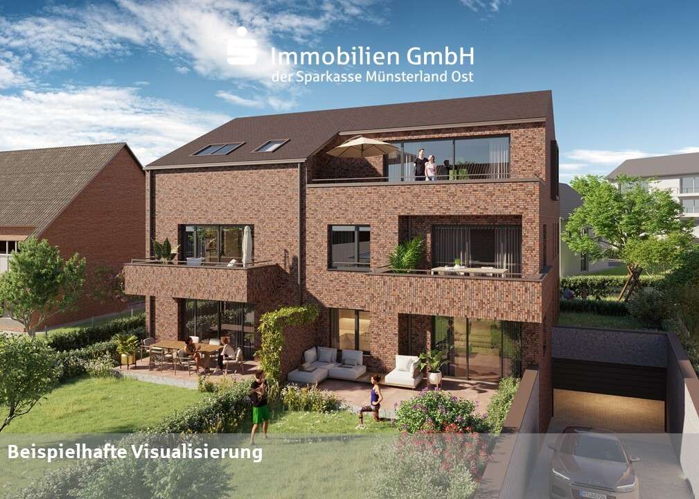 Vorderansicht - Etagenwohnung in 48149 Münster mit 84m² kaufen
