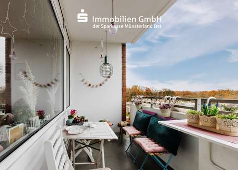 Loggia - Etagenwohnung in 48159 Münster mit 78m² kaufen