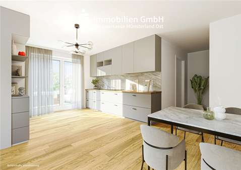 Küche - Etagenwohnung in 59269 Beckum mit 90m² kaufen